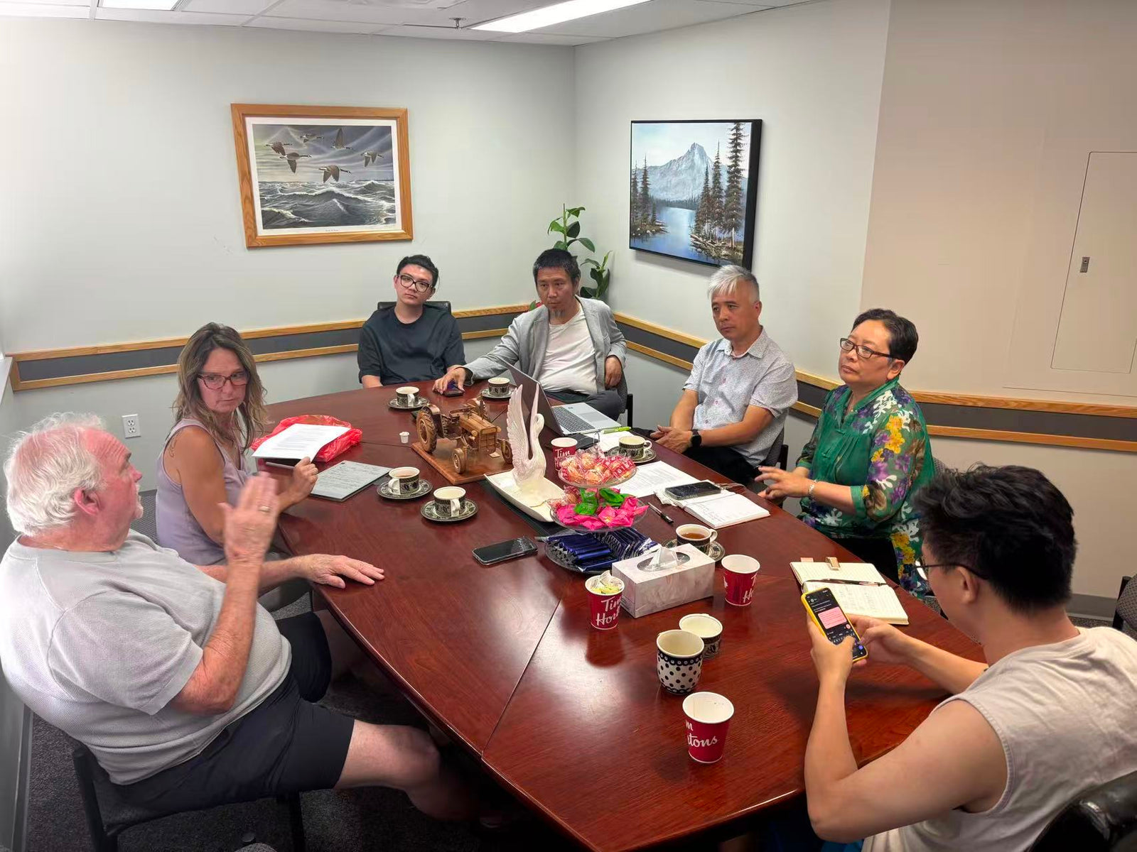 Canswan Group Meets with Moose Jaw Business and Community Leaders